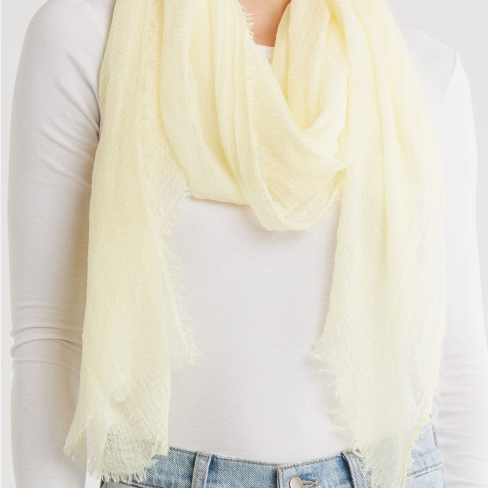 Melrose and Market Light Yellow Scarf